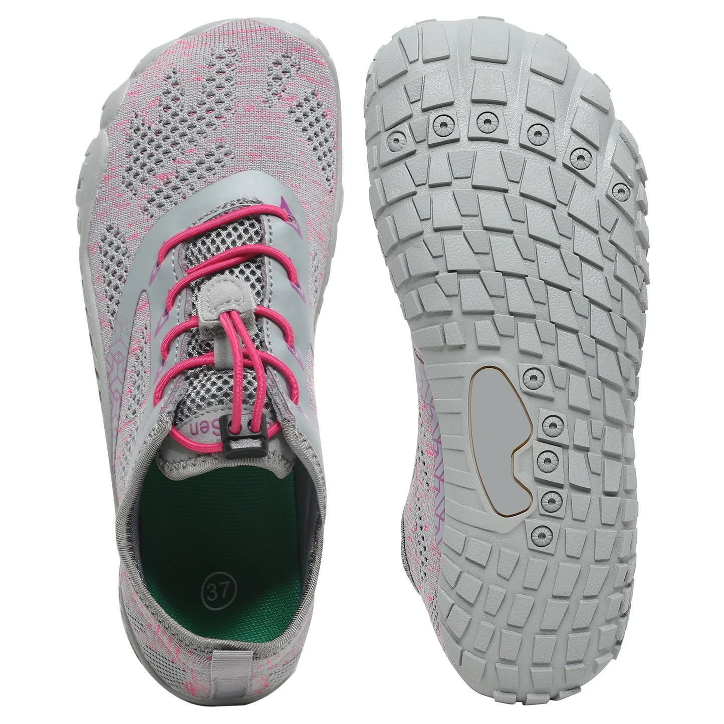 Unisex Wide Barefoot Shoes for Men Women Outdoor Trail Running Minimalist Walking Shoes Lightweight and Breathable