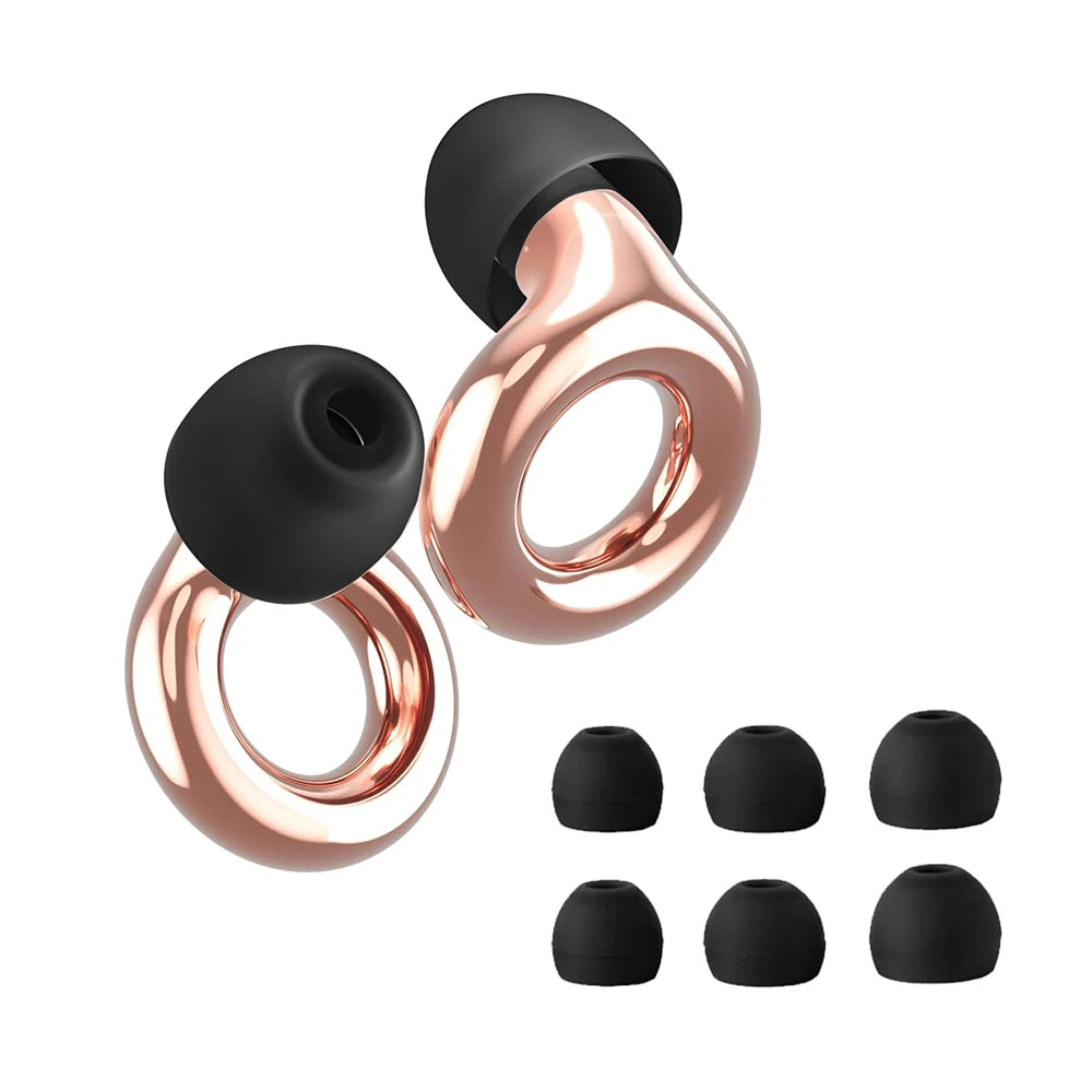 HUAK High-Fidelity Ear Plugs - 8 Ear Tips in XS/S/M/L - Reusable Concerts & Festivals, Live Events, Musicians, Djs