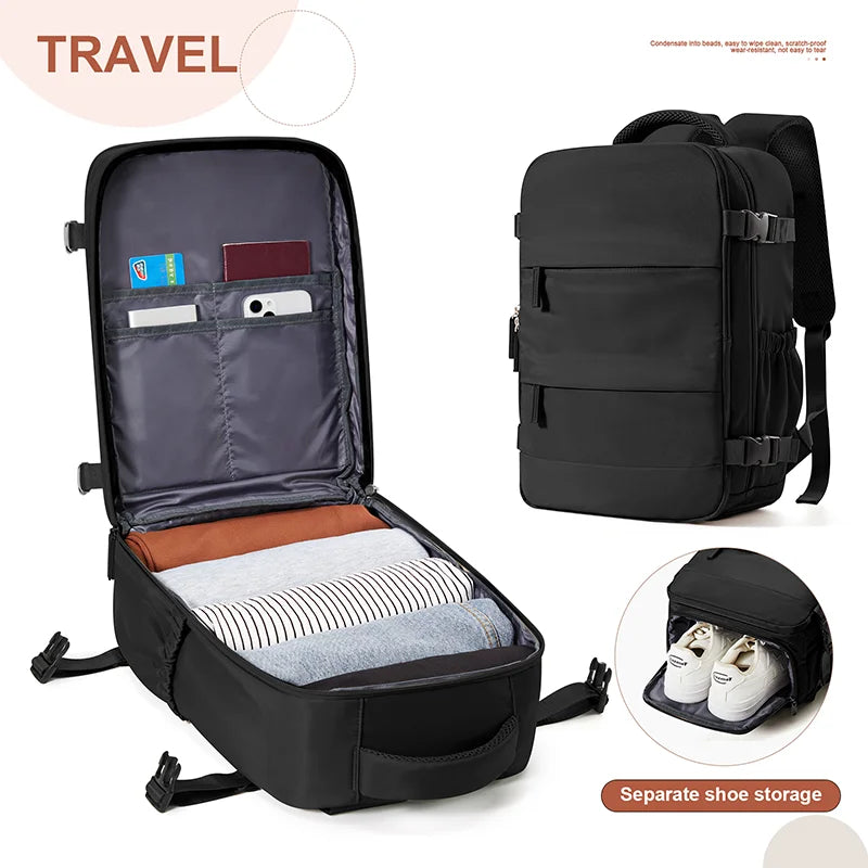 Lumin Backpack 42X18X29 Cabin Bag Travel Backpack for Men Women Hand Luggage Leisure Laptop Backpack Mochila Para Viaje Cabina