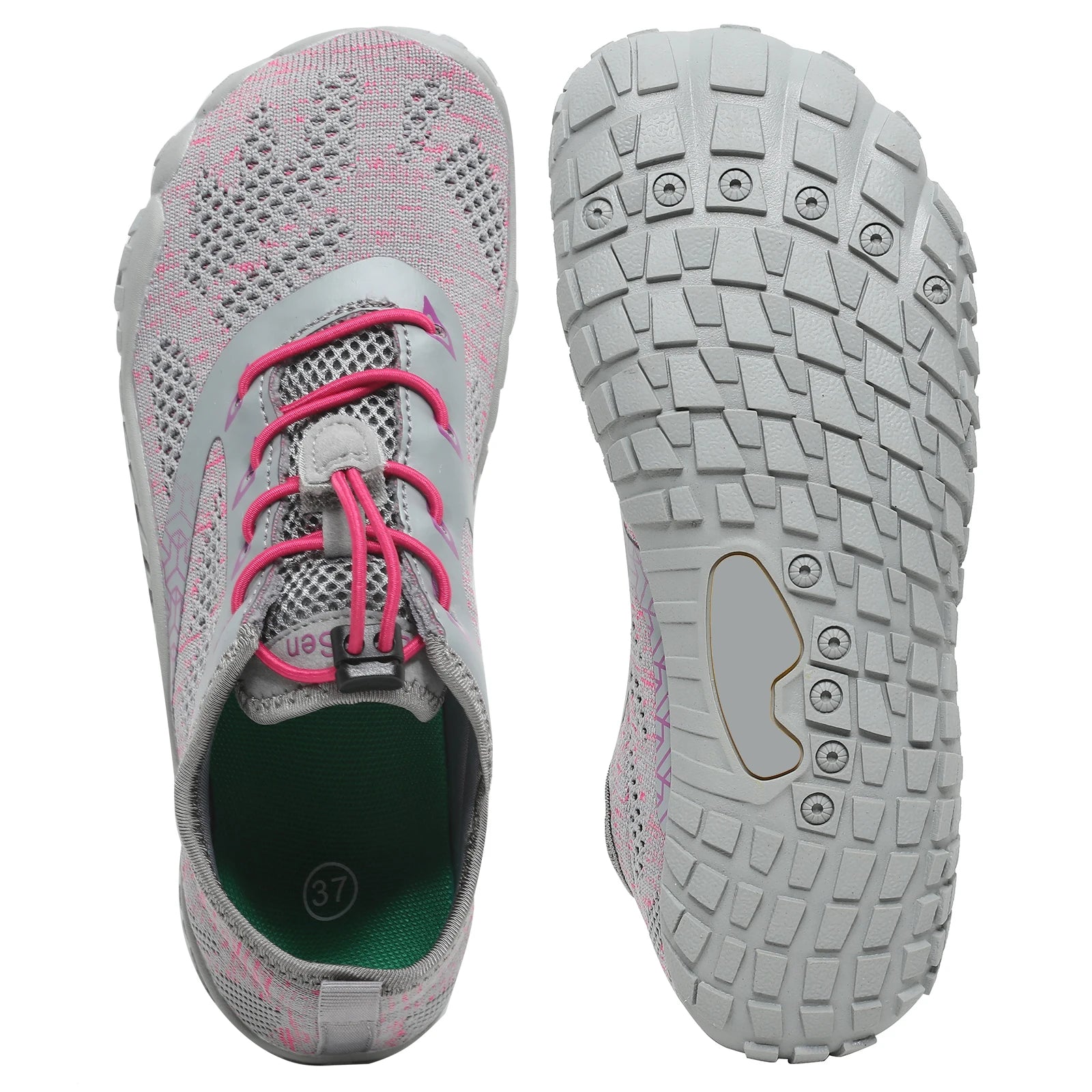 Unisex Wide Barefoot Shoes for Men Women Outdoor Trail Running Minimalist Walking Shoes Lightweight and Breathable